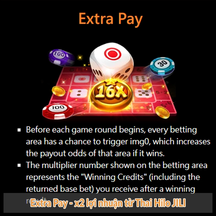 Extra Pay – x2 lợi nhuận từ Thai Hilo JILI Extra Pay - x2 lợi nhuận từ Thai Hilo JILI