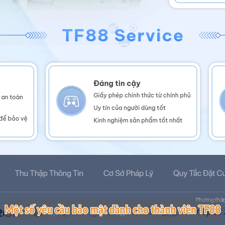 Một số yêu cầu bảo mật dành cho thành viên TF88