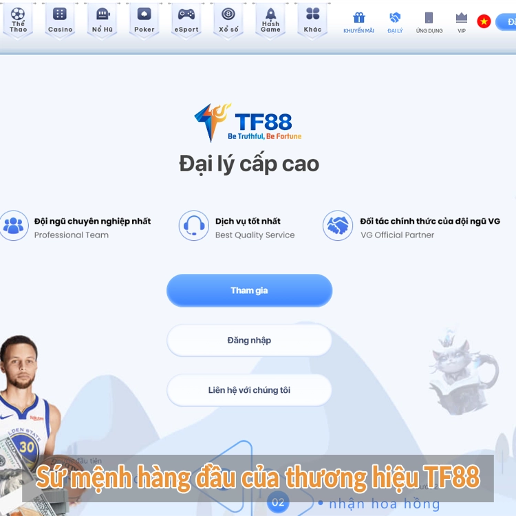 Sứ mệnh hàng đầu của thương hiệu TF88 Sứ mệnh hàng đầu của thương hiệu TF88