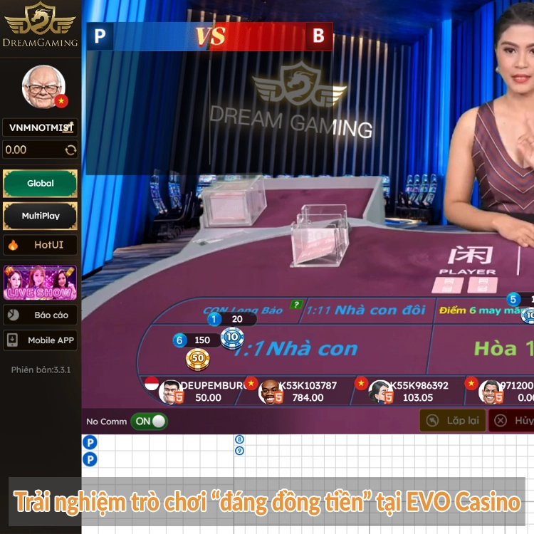 Ưu điểm nổi trội của sảnh cược EVO Casino TF88 Ưu điểm nổi trội của sảnh cược EVO Casino TF88